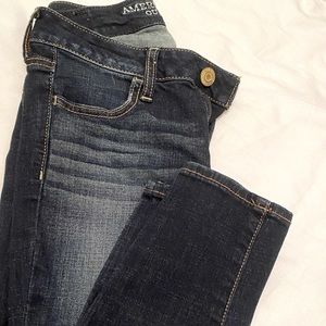AE Jeggings - Dark Wash - 0 Short